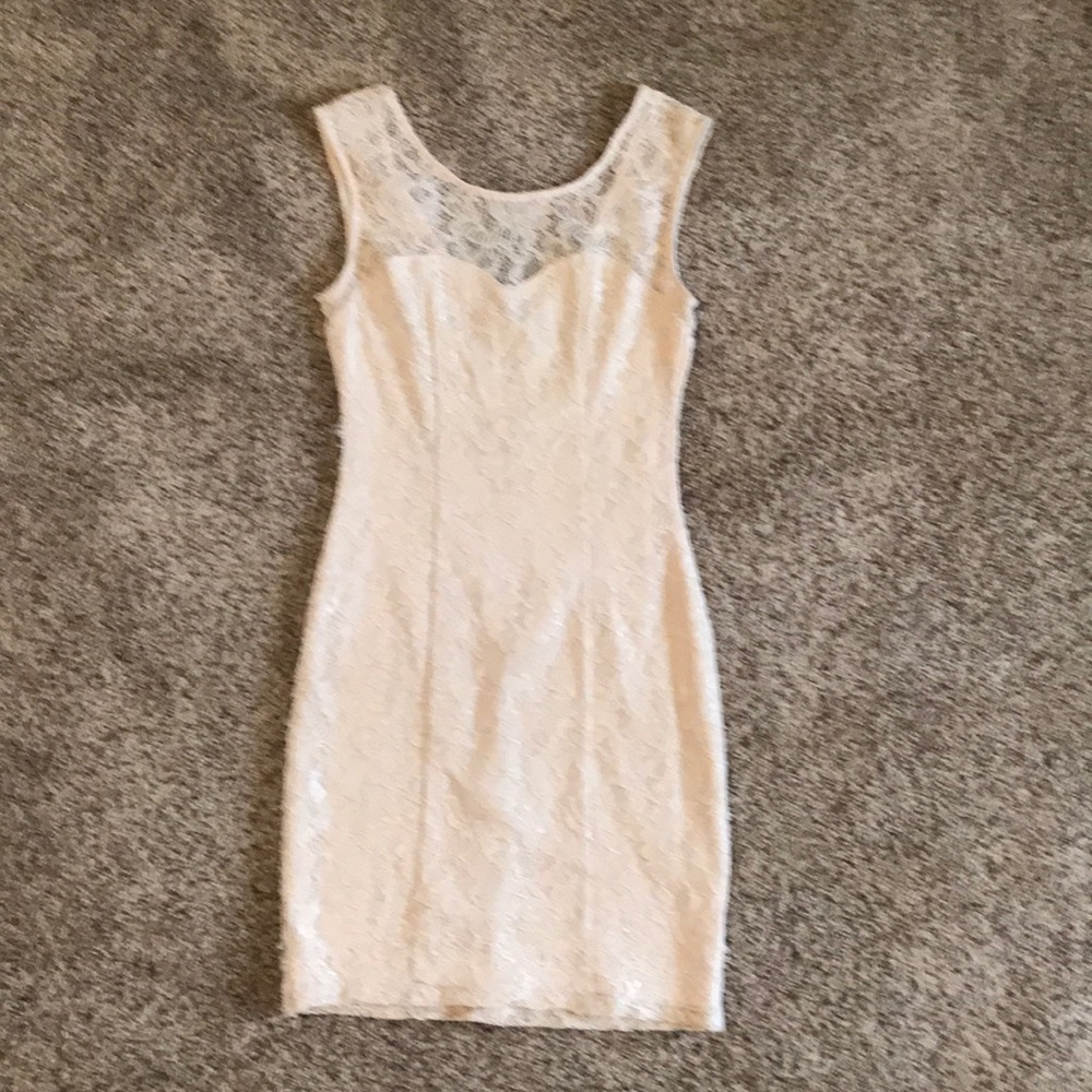 Nude Lace Forever 21 Dress